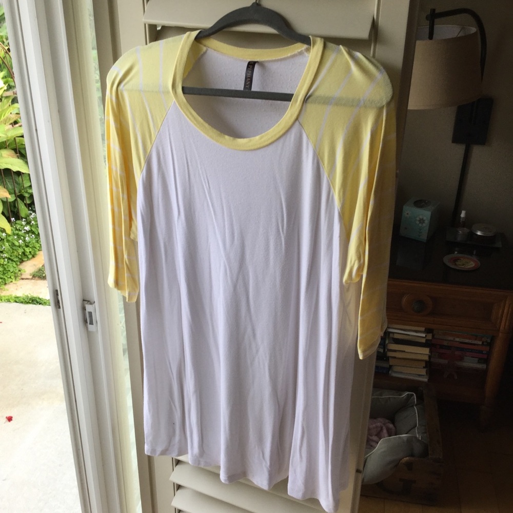 Yellow and white